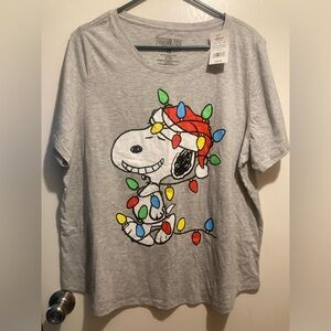 Peanuts Christmas Tee shirt